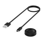 Per Huawei Watch GT 4 46mm Smart Watch Cavo di ricarica diviso con aspirazione magnetica, lunghezza: 1 m (nero)