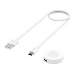 Per Huawei Watch GT 4 46mm Smart Watch Cavo di ricarica diviso con aspirazione magnetica, lunghezza: 1 m (bianco)