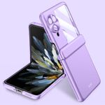 Per OPPO Find N3 Flip Custodia sensibile alla pelle con cerniera integrale Custodia antiurto per telefono (viola)