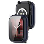 Per Amazfit Aactive PC Custodia per orologio in vetro temperato integrata (blu)