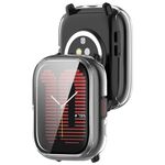 Per Amazfit Aactive PC Cassa dell'orologio in vetro temperato integrata (trasparente)