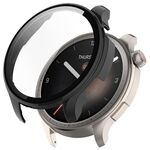 Per Amazfit Balance A2286 PC + custodia protettiva per orologio integrata con pellicola temperata (nera)