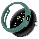 Custodia protettiva per orologio per PC vuota in confezione mezza per Google Pixel Watch 2 (ciano)