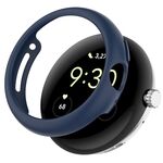 Custodia protettiva per orologio PC vuota in confezione mezza per Google Pixel Watch 2 (blu notte)