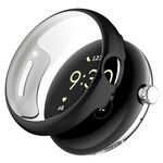 Per Google Pixel Watch 2 Custodia protettiva per orologio elettrolitico in TPU a copertura totale (nera)