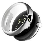Custodia protettiva per orologio elettrolitico in TPU a copertura totale per Google Pixel Watch 2 (argento)