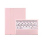 Per Lenovo Xiaoxin Pad Pro 12,7 pollici AM24 TPU Custodia in pelle ultrasottile staccabile per tablet con tastiera Bluetooth (rosa)