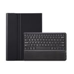 Per Lenovo Xiaoxin Pad Pro 12,7 pollici AM24 TPU Custodia in pelle ultrasottile staccabile per tablet con tastiera Bluetooth (Nero)