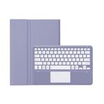 Per Lenovo Xiaoxin Pad Pro 12,7 pollici AM24-A Custodia in pelle per tablet con tastiera Bluetooth staccabile ultrasottile TPU con touchpad (viola)