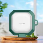 Per Samsung Buds Live / Buds2 / Pro / 2Pro Custodia protettiva per auricolari wireless trasparente in TPU + PC con interruttore (verde)