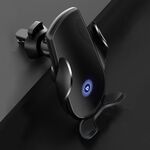 Supporto per auto con presa d'aria per ricarica rapida wireless M1 con apertura/chiusura elettrica (nero)