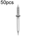 50 pezzi + 1 utensile per battiscopa Chiodi senza punzonatura senza segni Chiodi bidirezionali a testa singola confezionati