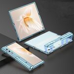 Custodia per telefono a copertura totale in metallo pieghevole magnetica integrata GKK per Honor V Purse (blu)