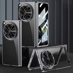 Per OPPO Find N3 / OnePlus Open GKK Custodia per telefono galvanica a copertura totale integrata (nera)