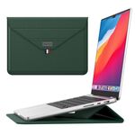 Per custodia per laptop con supporto per buste da 15,4/15,6/16,1 pollici (verde scuro)
