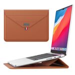 Per custodia per laptop con supporto per buste da 15,4/15,6/16,1 pollici (marrone)