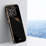 Per Xiaomi 14 Pro XINLI Straight Edge 6D Placca Custodia in TPU per telefono (Nero)