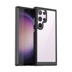 Per Samsung Galaxy S24 Ultra 5G Serie colorata in acrilico + custodia per telefono in TPU (nera)