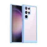 Per Samsung Galaxy S24 Ultra 5G Serie colorata in acrilico + custodia per telefono in TPU (blu)