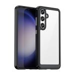 Per Samsung Galaxy S24 5G Serie colorata in acrilico + custodia per telefono in TPU (nera)
