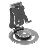 Supporto per telefono da tavolo pieghevole portatile G62 con rotazione a 360 gradi (grigio)