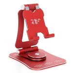 Supporto per telefono da tavolo pieghevole portatile G61 con rotazione a 360 gradi (rosso)