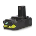 Batteria al litio da 2000 mAh 18 V per trapano elettrico, per RYOBI P108 / BPL-1815 / BPL-1820G / P102 / P103