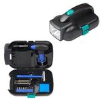 Kit di strumenti per torcia 14 in 1 Set di utilità hardware per illuminazione (nero blu)