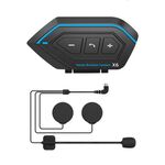 Auricolare bluetooth X6 impermeabile stereo vivavoce per casco moto TBD0604213001A