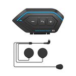 Auricolare bluetooth X6 impermeabile stereo vivavoce per casco moto soft line TBD0604213001B