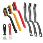 Set di 8 spazzole per la pulizia della stufa da cucina multifunzionale, 8 pezzi/set