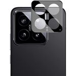 Per Xiaomi 14 5G IMAK Pellicola in vetro per obiettivo fotocamera posteriore versione nera