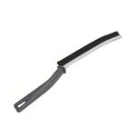 Spazzola per la pulizia degli angoli delle piastrelle della cucina del bagno Spazzola rigida multifunzionale per fessure per finestre (nero)