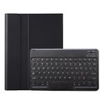 Per Samsung Galaxy Tab A9+ X210/X215/X215 YA09B Custodia in pelle con tastiera Bluetooth con copritasto rotondo in TPU color caramello con slot per penna (Nero)