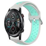 Per Huawei Honor Magic Watch 2 46mm 22mm chiusura cinturino sportivo bicolore (grigio)