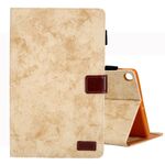 Custodia per tablet in pelle con trama in tessuto per Samsung Galaxy Tab A9 (gialla)