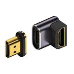 Adattatore magnetico da HDTV a HDTV 8K 60Hz, lato anteriore verticale femminile curvo 3D
