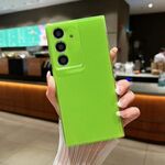 Per Samsung Galaxy S23 FE 5G Custodia per telefono in TPU tinta unita Jelly Glitter (verde fluorescente)