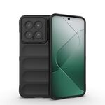 Per Xiaomi 14 5G Magic Shield TPU + custodia per telefono in flanella (nera)