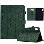 Custodia per tablet in pelle TPU Smart Rhombus per Lenovo Tab M9 (verde)