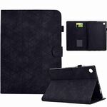 Custodia per tablet in pelle Smart TPU Rhombus per Samsung Galaxy Tab A9+ (nera)