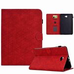 Custodia per tablet in pelle TPU Smart per Samsung Galaxy Tab A 10.1 T580 Rhombus (rossa)
