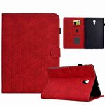 Custodia per tablet in pelle TPU Smart per Samsung Galaxy Tab A 10.5 T590 Rhombus (rossa)