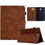 Custodia per tablet in pelle TPU Smart per Samsung Galaxy Tab A 10.5 T590 Rhombus (marrone)