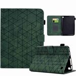 Custodia per tablet in pelle Smart TPU Rhombus per Amazon Fire 7 2022 (verde)