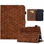 Custodia per tablet in pelle Smart TPU Rhombus per Amazon Fire 7 2022 (marrone)