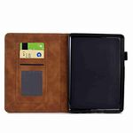 Custodia per tablet in pelle Smart TPU Rhombus per Amazon Kindle Paperwhite 2021 (marrone)