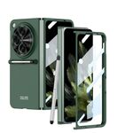 Per OPPO Find N3 / OnePlus Open GKK Custodia a libro ultrasottile a copertura totale con penna (verde)