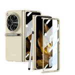 Per OPPO Find N3 / OnePlus Open GKK Custodia a libro ultrasottile a copertura totale con penna (Oro)
