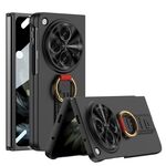 Per OPPO Find N3 / OnePlus Open GKK Custodia per telefono antiurto ultrasottile integrata con cinturino da polso ad anello (fibra di carbonio)